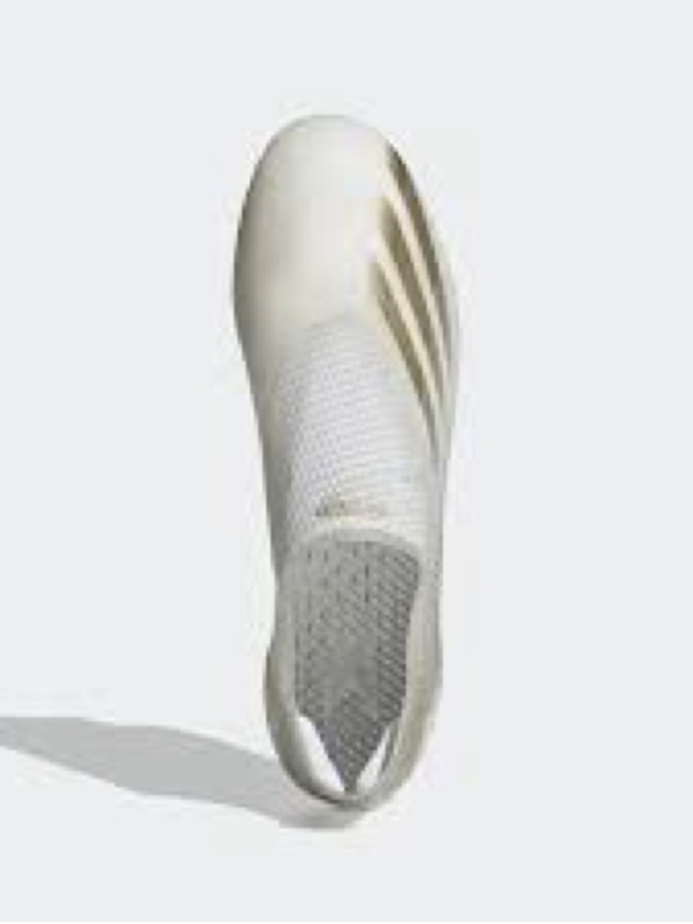 Adidas X Ghosted+ FG Men's Soccer Cleats White Metallic Gold Melange